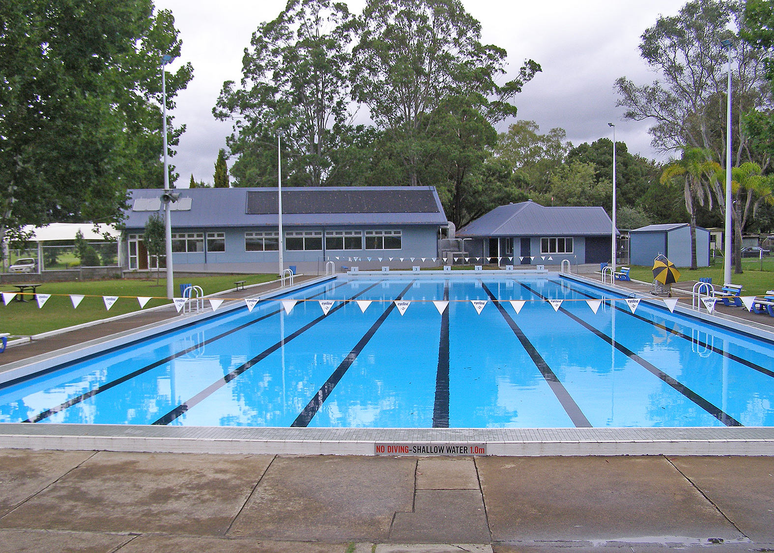 Outdoor olympic distance pool