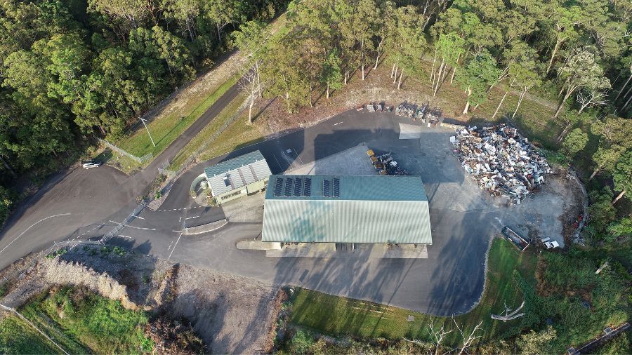 Bulahdelah Waste Transfer Facility Aerial