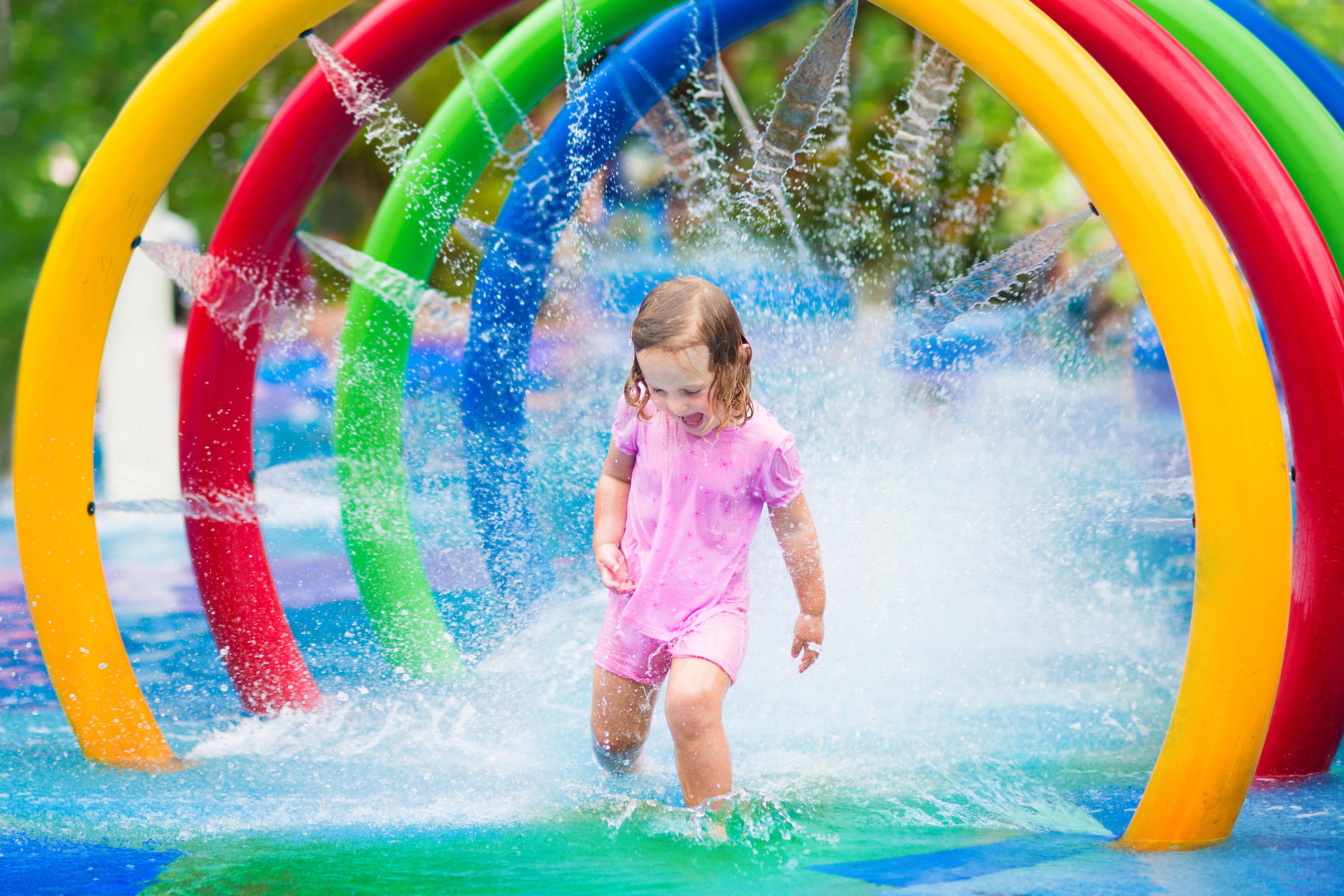 Hoops provide water tunnels